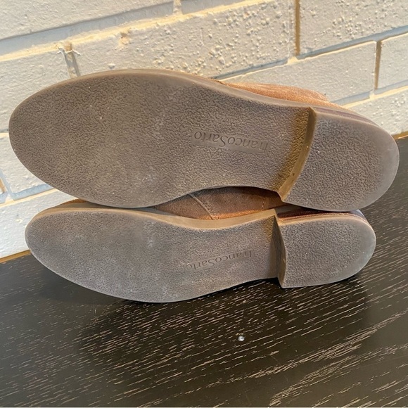 Franco Sarto Isolde Chukka Brown Suede Ankle Boots Slip On Booties Sz 8 - Picture 5 of 6